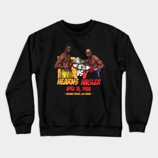 Hagler vs Hearns Comics Retro Crewneck Sweatshirt